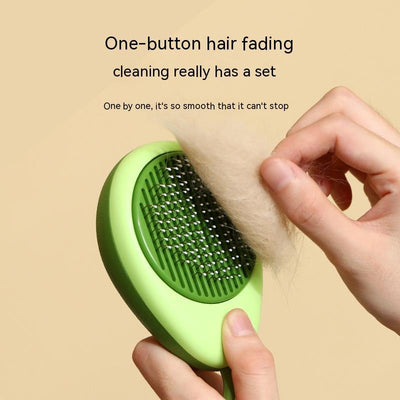 Cat Brush Hair Remover Cleaning Avocado Shaped Dog Grooming Tool Pet Combs Brush Stainless Steel Needle Pet Cleaning Care null