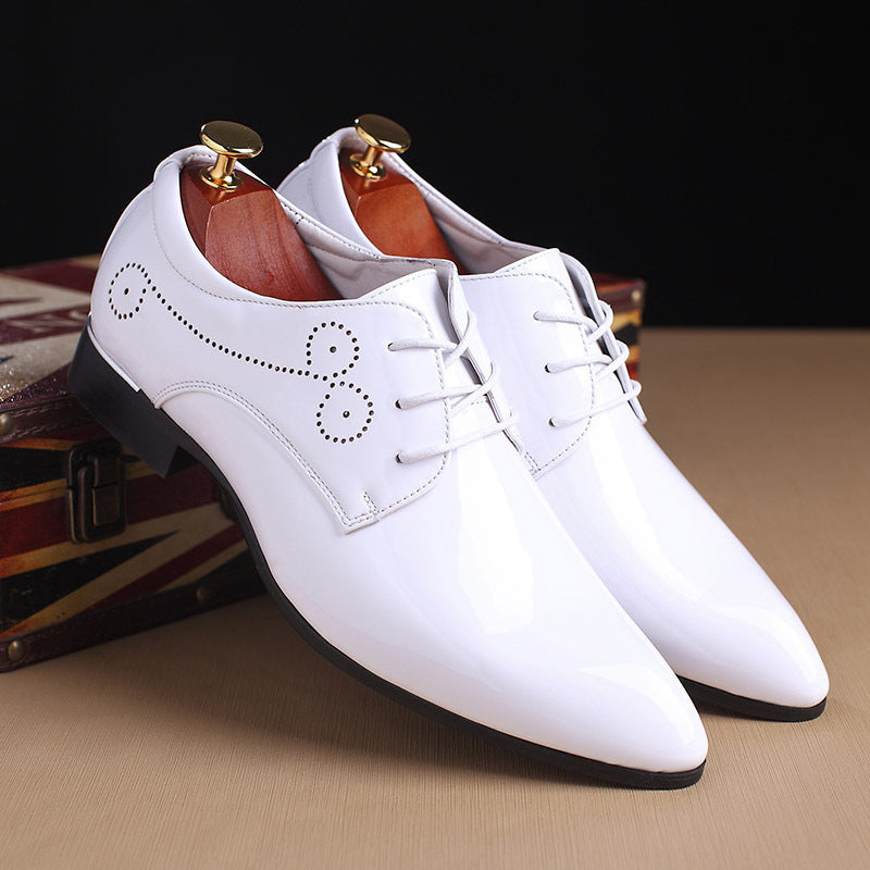 Men Leather Shoes Men Business Casual Dress Shoes Business Casual Leather Shoes Slip-on Black Driving Shoe For Men null