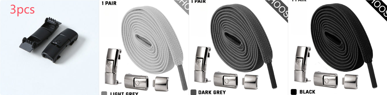 Press Lock Shoelaces Without Ties Elastic Laces Sneaker 8MM Widened Flat No Tie Shoe Laces Kids Shoelace For Shoes null