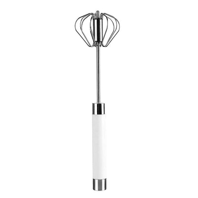Semi-automatic Stainless Steel Egg Beater Whisk Hand Pressure Rotating Manual Mixer Egg Tools Cream Stirrer Kitchen Accessories null