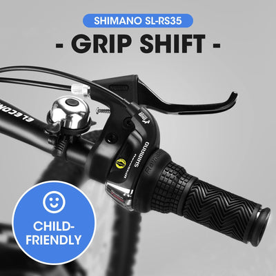 S20101 20 Inch Kids' Bike, Boys Girls Mountain Bike Ages 6-12, 7 Speed Teenager Children Kids' Bicycles, Front Suspension Disc Brake Rear V-Brake, High Steel Frame null