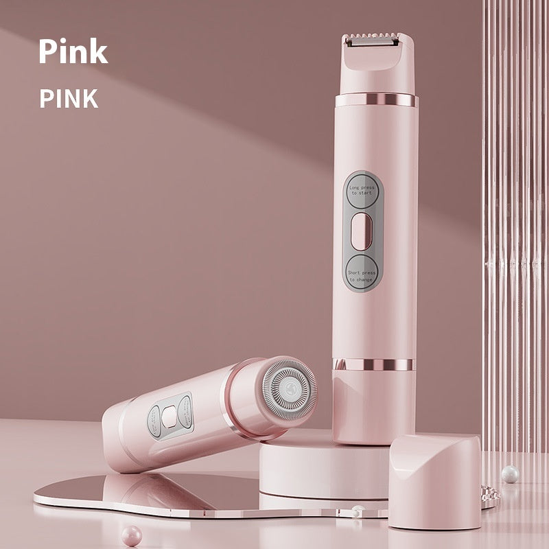 Dual-Head Electric Shaver Painless Women's Epilator Bikini Hair Removal Device Automatic Hair Trimmer Underarm Facial Lips Leg null