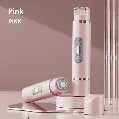 Dual-Head Electric Shaver Painless Women's Epilator Bikini Hair Removal Device Automatic Hair Trimmer Underarm Facial Lips Leg null