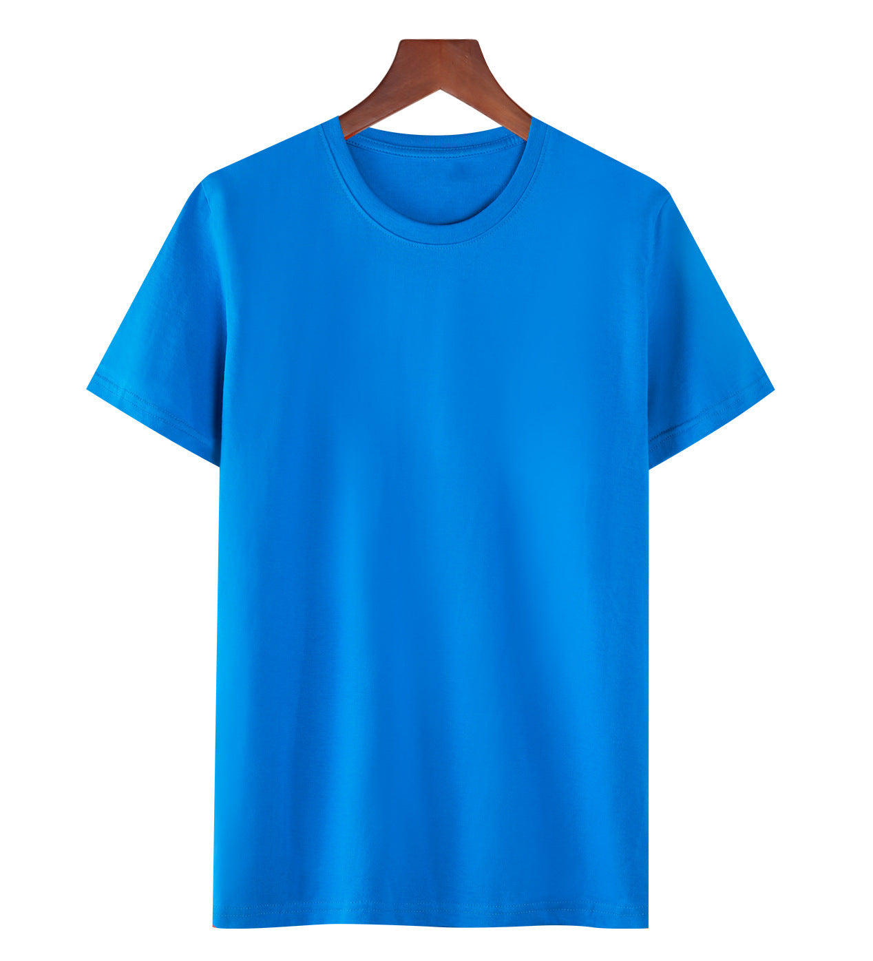 Solid Color Loose Half Sleeve Men's T-shirt null