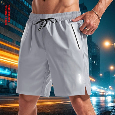 Men's Shorts Micro Elastic Loose Luminous Quick-dry Casual Shorts null