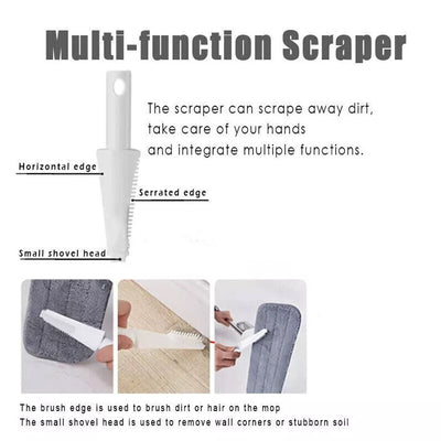 Spray Mop For Floor Cleaning 5 Reusable Microfibre Pads Water Bottle Tank UK null