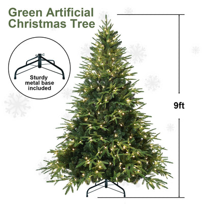 PVC Christmas Tree, Christmas Decorations, Green, With Lights null