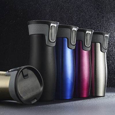 Vacuum Insulated Stainless Steel Travel Mugs Water Flask Thermal Tea Bottle null