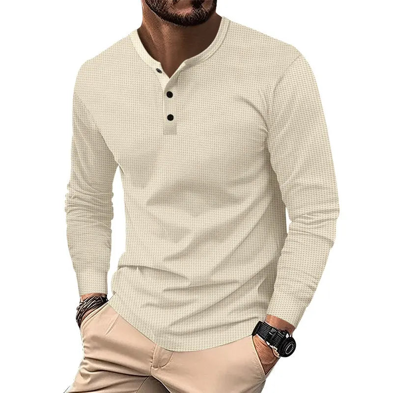 American Spring And Autumn Men's Long Sleeves T-shirt null