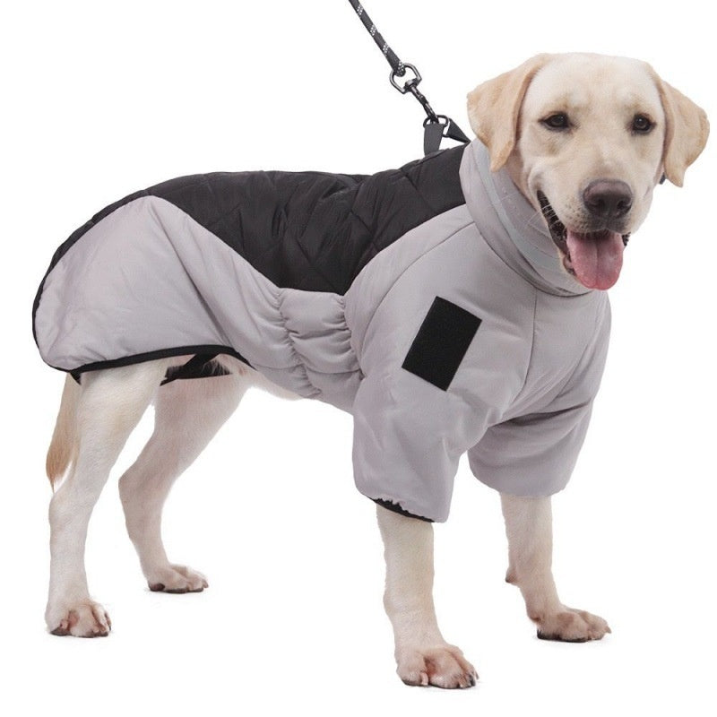 New Winter Dog Coat Waterproof Pet Clothes For Medum Large Dogs Warm Thicken Dog Vest Custome Labrador Jacket null