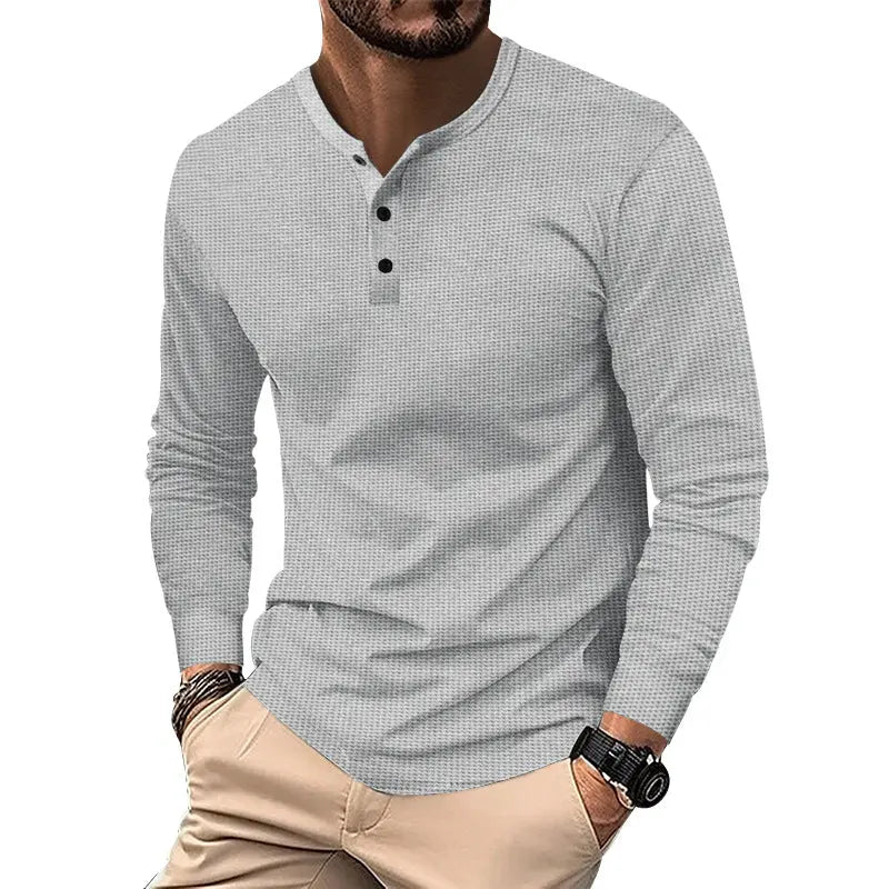 American Spring And Autumn Men's Long Sleeves T-shirt null