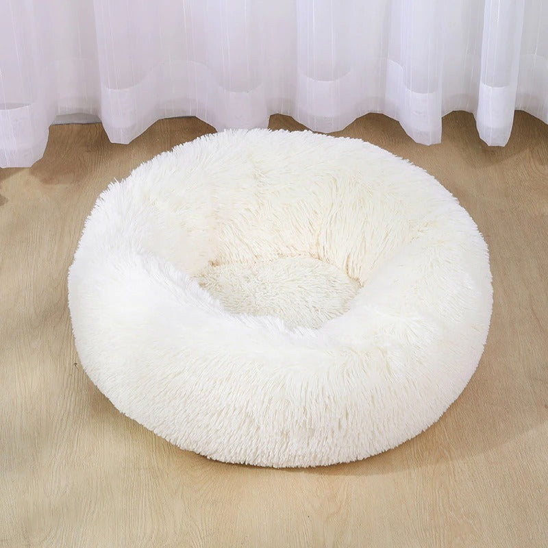 Dog Bed Super Soft Washable Long Plush Pet Kennel Deep Sleep Dog House Velvet Mats Sofa For Dog Basket Pet Cat Bed null