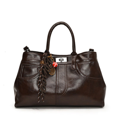 Retro Women's Large-capacity Shoulder Messenger Bag null