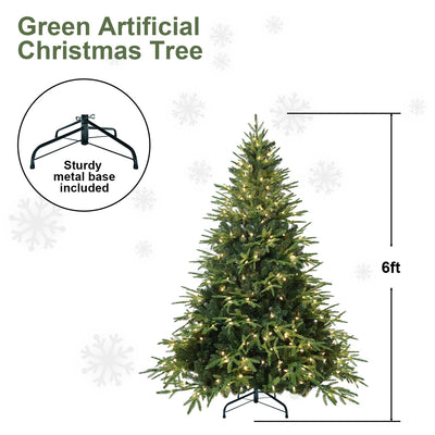 PVC Christmas Tree, Christmas Decorations, Green, With Lights null