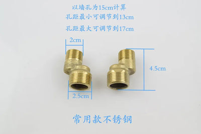 Copper Bathroom Shower Bathtub Faucet Mixing Valve Faucet Distance Increased Eccentric Angled Change Curved Foot Bend Fittings Shoppers Synchrony