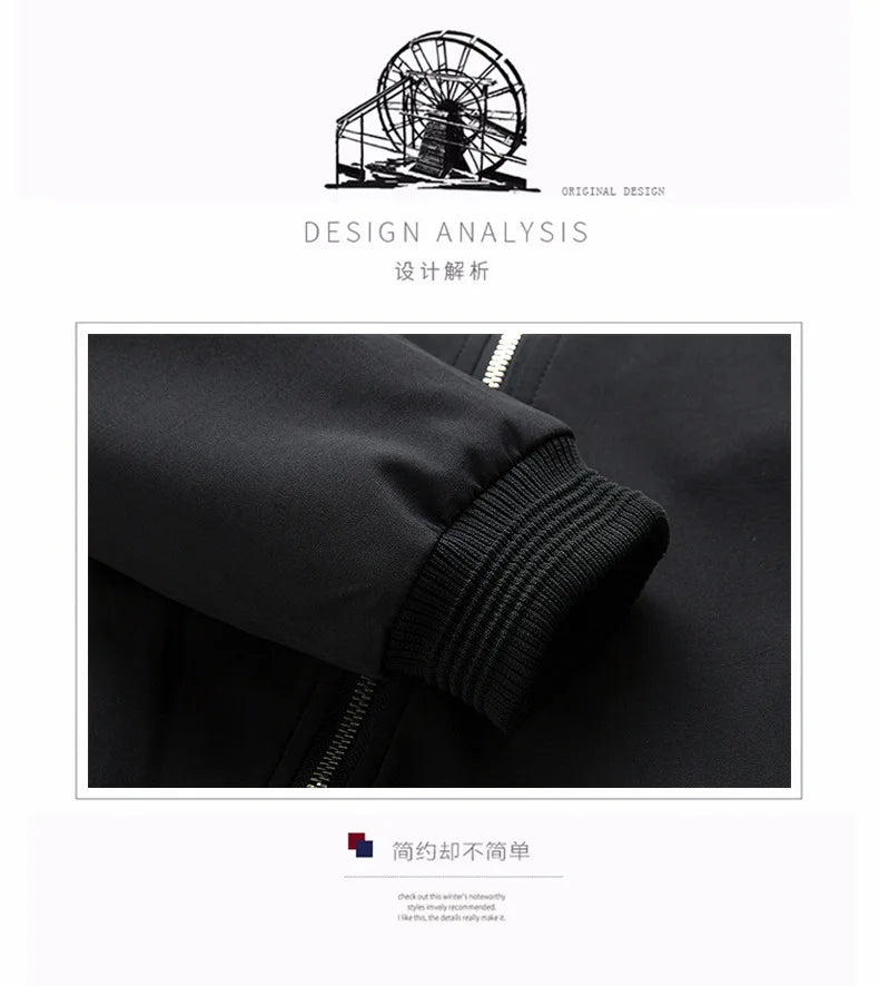 Men Bomber Jacket Thin Slim Long Sleeve baseball Jackets Mens Windbreaker Zipper Windbreaker Jacket Male Outwear Brand Clothing Shoppers Synchrony