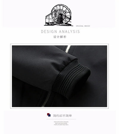 Men Bomber Jacket Thin Slim Long Sleeve baseball Jackets Mens Windbreaker Zipper Windbreaker Jacket Male Outwear Brand Clothing Shoppers Synchrony