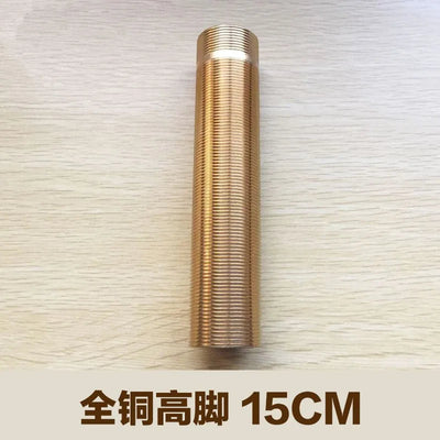 10/12/15/17CM bathroom faucet Lengthen fixed pipe , Brass/stainless steel Basin faucet fittings, Installation tap fixed pipe Shoppers Synchrony