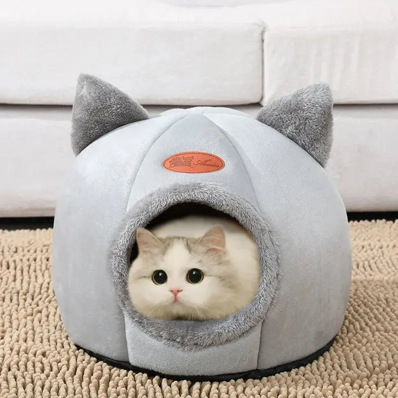 “Cozy Cat Bed House – Soft Warm Pet Cave for Indoor Cats & Kittens” N0.1Lucky House Store
