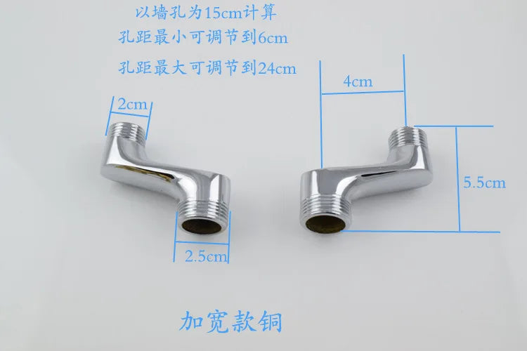 Copper Bathroom Shower Bathtub Faucet Mixing Valve Faucet Distance Increased Eccentric Angled Change Curved Foot Bend Fittings Shoppers Synchrony