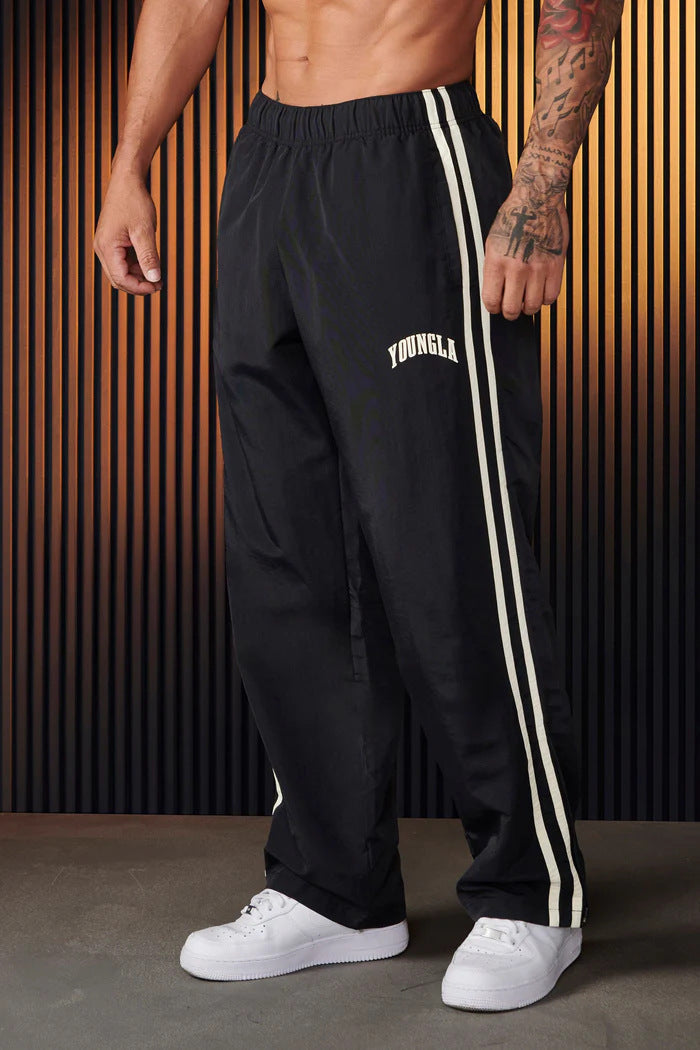 Men's Sports Pants Pairs Of Stitching Printing Leisure null