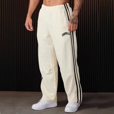 Men's Sports Pants Pairs Of Stitching Printing Leisure null