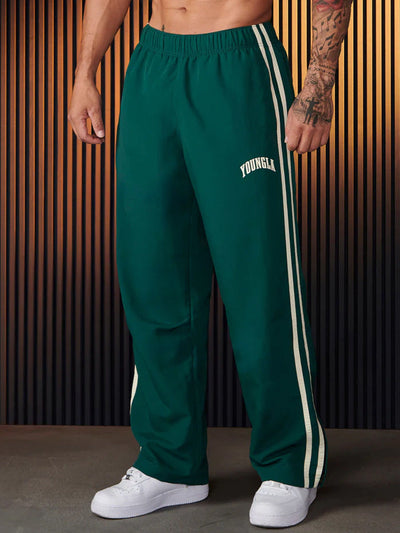 Men's Sports Pants Pairs Of Stitching Printing Leisure null