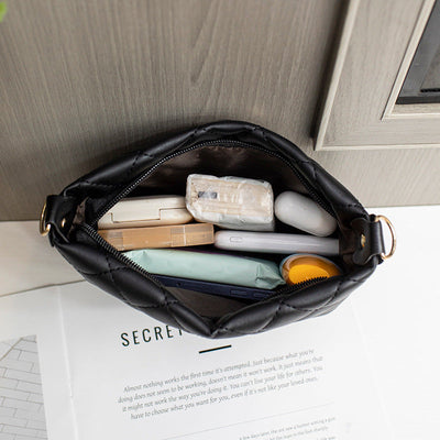 Small Messenger Bag For Women Trend Lingge Embroidery Female Shoulder Bags Fashion Chain Ladies Crossbody Purse null