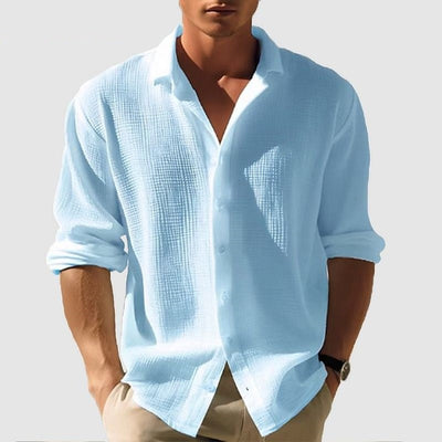 Men's Long Sleeve Single Breasted Fashion Tops null
