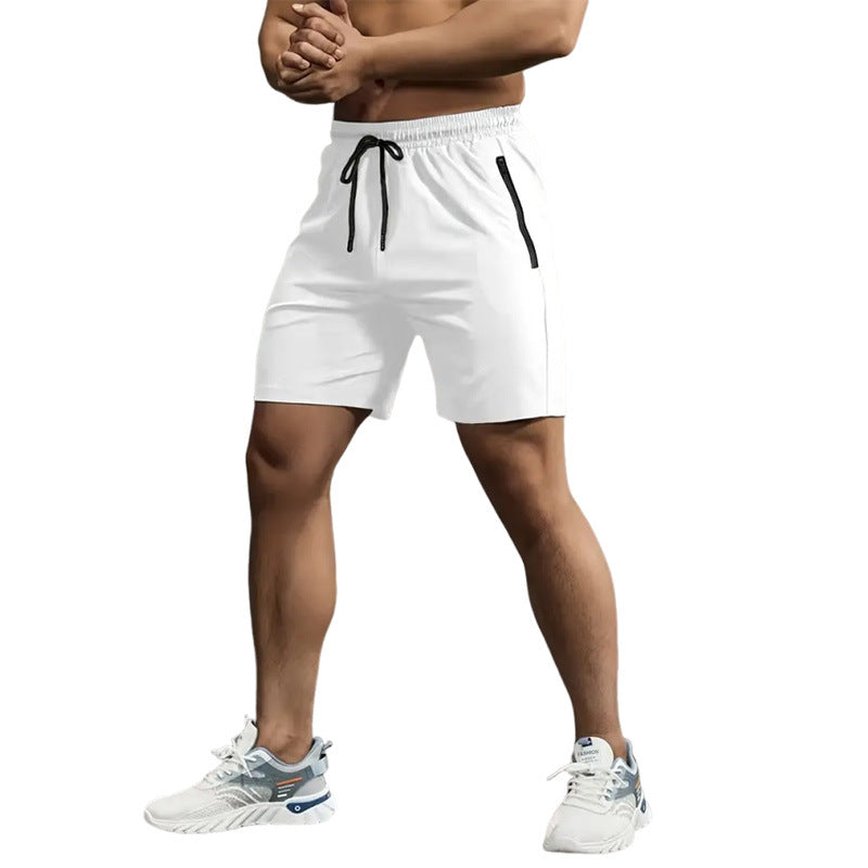 Men's Outdoor Ice Silk Loose Quick-drying Sports Shorts null