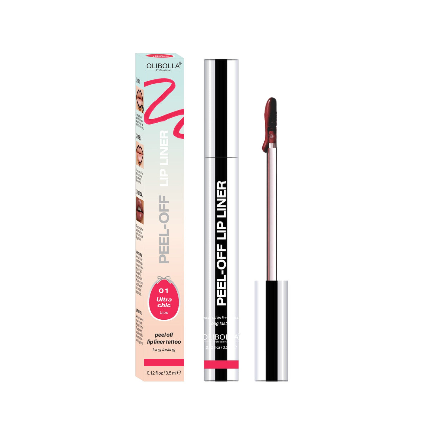 Pull Lip Liner Waterproof Long Lasting And Does Not Fade Lip Lacquer null