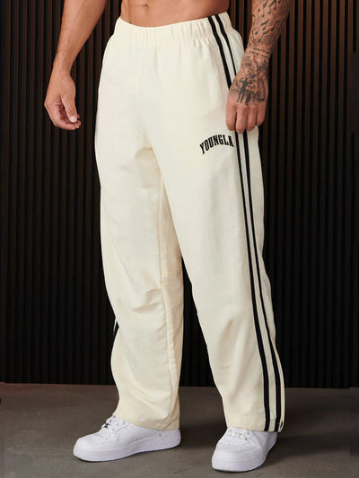 Men's Sports Pants Pairs Of Stitching Printing Leisure null