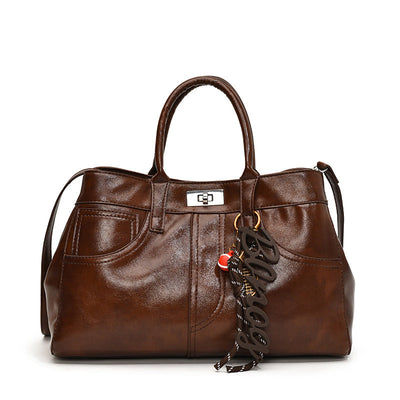 Retro Women's Large-capacity Shoulder Messenger Bag null