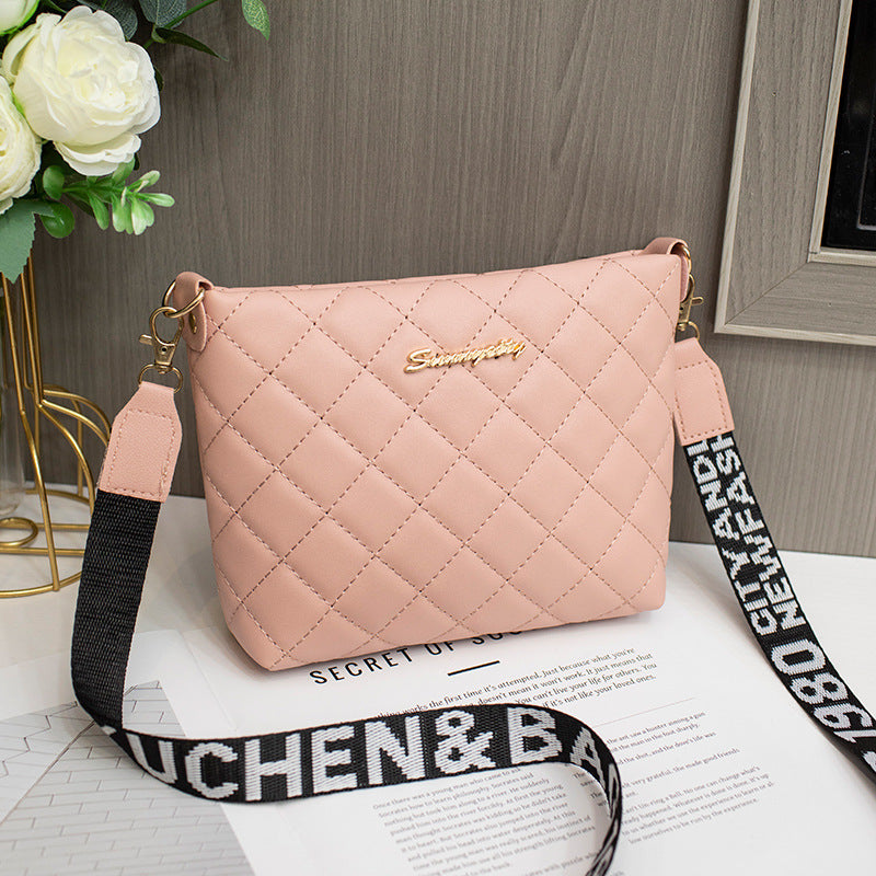 Small Messenger Bag For Women Trend Lingge Embroidery Female Shoulder Bags Fashion Chain Ladies Crossbody Purse null
