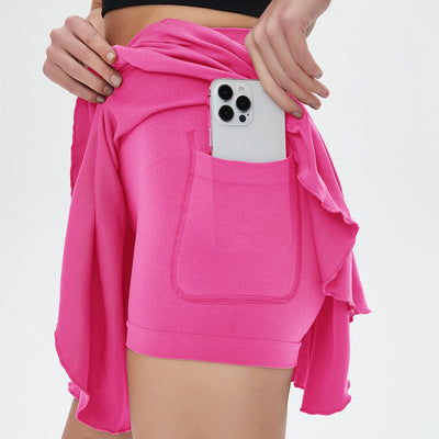 Tennis Yoga Badminton Fitness Sports Yoga Pleated Skirt null