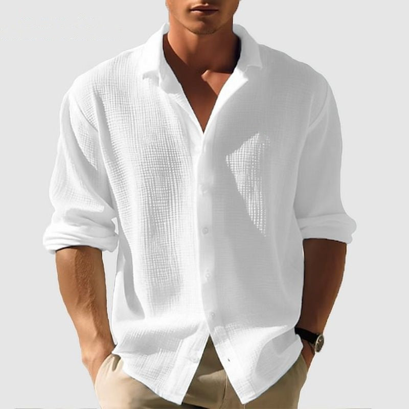 Men's Long Sleeve Single Breasted Fashion Tops null
