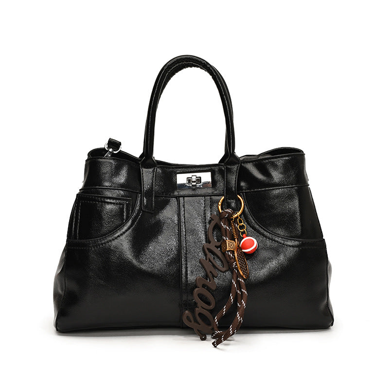 Retro Women's Large-capacity Shoulder Messenger Bag null