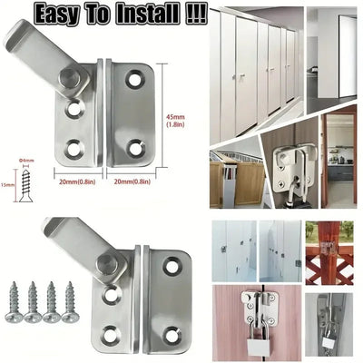 1Pc Flip Latch Slide Bolt Lock, Security Door For Barn Cabinets, Pet Cages, Garden, Bathroom, Garage, Windows Shoppers Synchrony