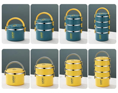 Portable Lunch Box Thermo Insulation Bento Thermos Containers Bento Bag Food Warmer for Kids Food Containers Shoppers Synchrony