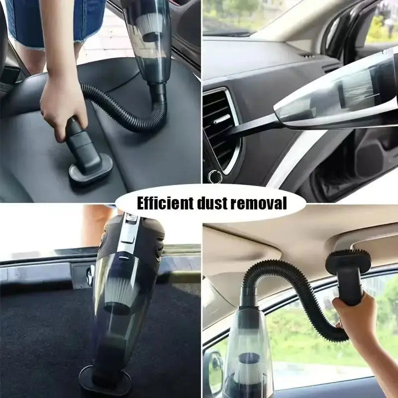 Portable Wireless Vacuum Cleaner Powerful Suction Rechargeable Handheld Vacuum Cleaner Quick Charge for Car Home Pet Hair Stone's Store