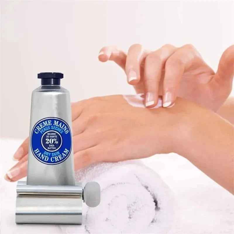 1pc Stainless Steel Wringer Roller Rotate Dispenser for Ointments Cosmetics Bathroom Accessories Toothpaste Squeezer Tube Roller Shoppers Synchrony