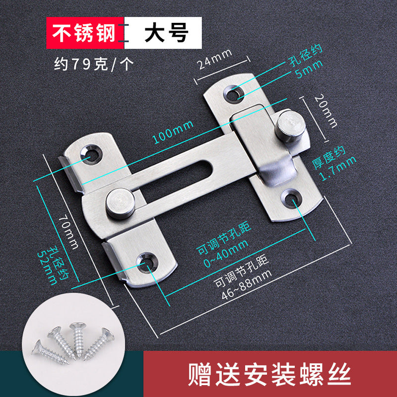 Stainless steel Universal Door Lever Lock Child Baby Safety Lock Rotation Proof Professional Door Latch Multi-functional Shoppers Synchrony