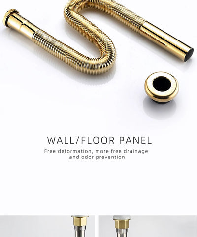 Brass Retractable Drain Hose Bathroom Sink Flexible Drainpipe Basin Pop Up Tube Washbasin Wall Floor Flushing Pipe Fittings Shoppers Synchrony