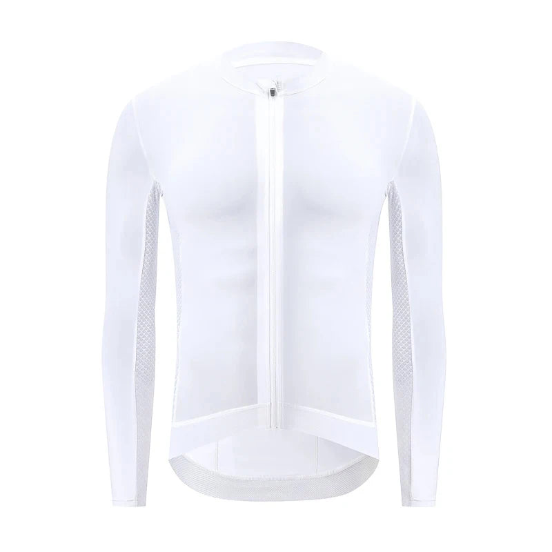 HISERWA Cycling Jersey Long Sleeve Men Pro Aero Slim Fit Cycling Jersey MTB Road Bike Clothing Breathable Quick Dry Shirt Bicycl Shoppers Synchrony