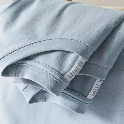 100% Cotton T-shirt Men Women Solid Color O Neck Short-sleeved Tops Summer Korean Loose Half-sleeve T Shirt Unisex M-4XL Shoppers Synchrony