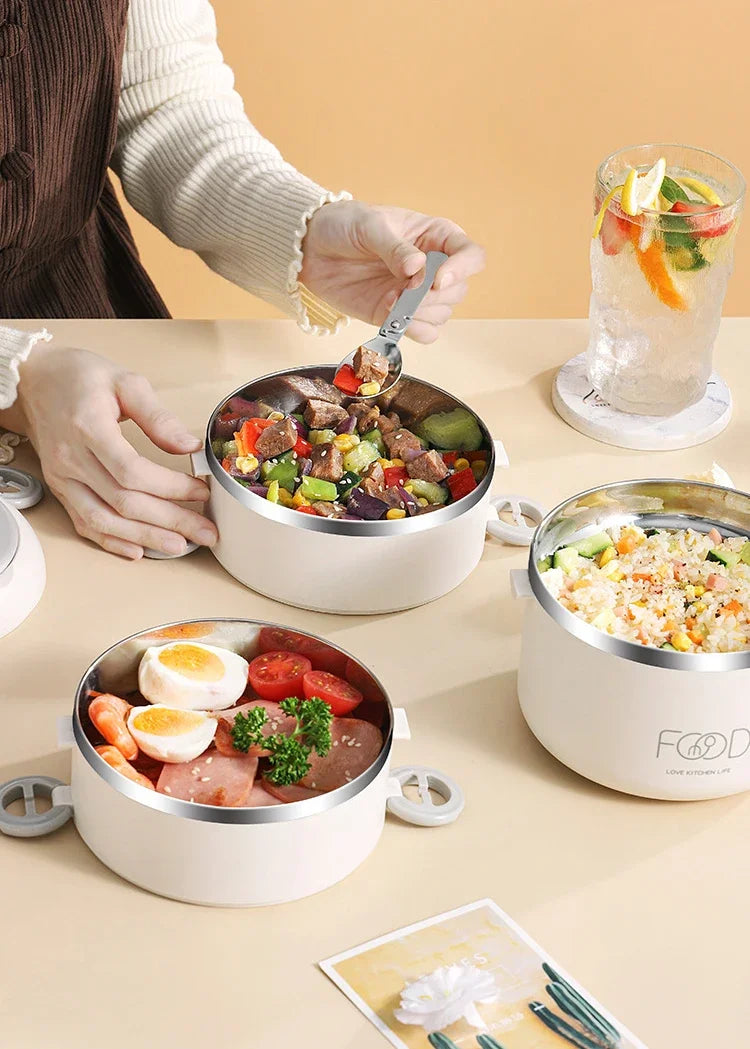 Bento Lunch Box Japanese Multilayer Stainless Steel Bento Box Food Container Storage Portable Thermos Food Jar Kid Bento Box Shoppers Synchrony