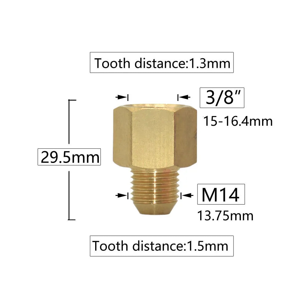 Brass 3/8 1/2 3/4" To M14 M18 M22 Male Female Thread Connector Cleaning Machine Faucet Bathroom Kitchen Copper Fittings Shoppers Synchrony