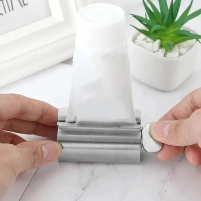 1pc Stainless Steel Wringer Roller Rotate Dispenser for Ointments Cosmetics Bathroom Accessories Toothpaste Squeezer Tube Roller Shoppers Synchrony