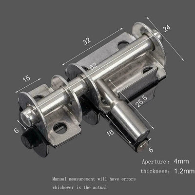 Stainless Steel Door Latch Solid Sliding Bolts Latch Hasp Home Hardware Gate Safety Toilet Door Lock Shoppers Synchrony