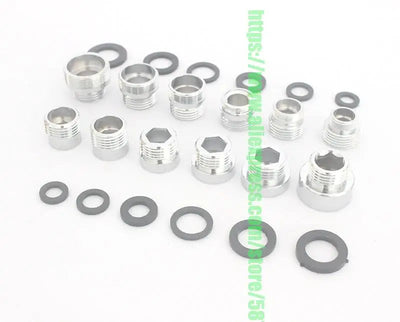 Brass Faucet Adapter1/2'' Male Screw Reducer Straight Fittings To 16 18 20 22 24 26 28 30MM  Kitchen Bathroom Aerator Connectors Shoppers Synchrony